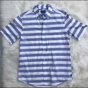 NWT Chaps Summer Roy Striped Buttonown Shirt